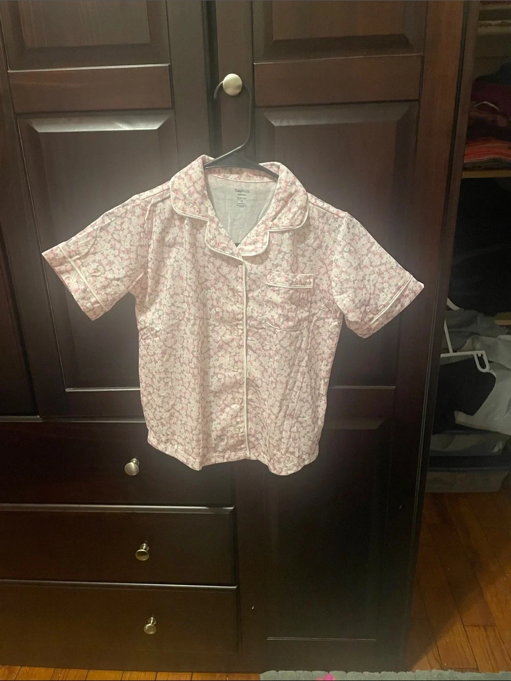 GapKids Pink Floral Short Pajama Set